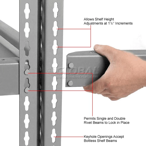 Global Industrial™ 7' High Gray T Post Set of 2 11 Global Industrial™ 7' High Gray T Post Set of 2 - Image 11