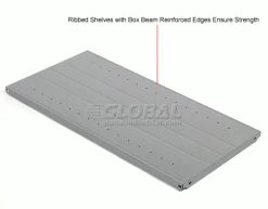 Global Industrial™ Steel Shelving 20 Ga 36" Wx24" Dx97" H Closed Clip 5 Shelves Starter -Shelving Sales Store 796392 4wco 1