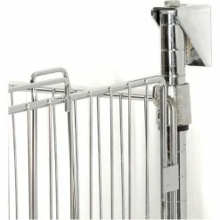 Nexel Wall Mount Basket Kit 48"W x 20"D x 9"H (3 Basket) Chrome -Shelving Sales Store 798319 11 3