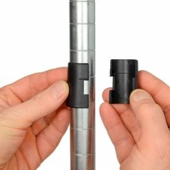 Nexel® Chrome, 4 Tier, Wire Shelving Starter Unit, 36"W X 18"D X 74"H -Shelving Sales Store 798769 07