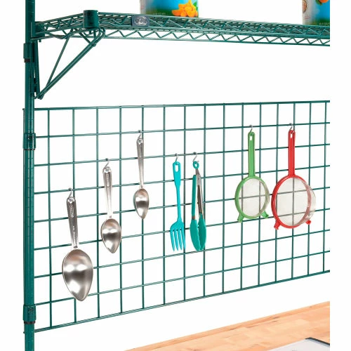 Nexel® Poly-Green® Industrial Food Prep Station, 48"W x 24"D x 74"H 3 Nexel® Poly-Green® Industrial Food Prep Station, 48"W x 24"D x 74"H - Image 3