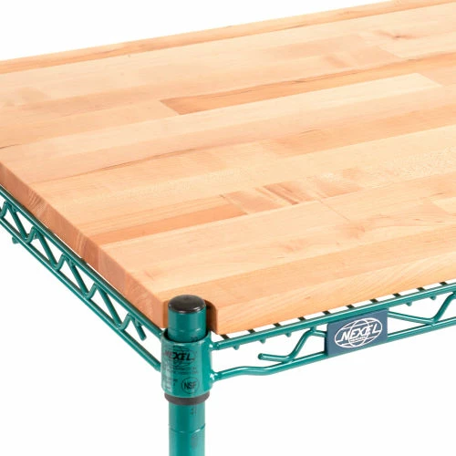 Nexel® Poly-Green® Industrial Food Prep Station, 48"W x 24"D x 74"H 4 Nexel® Poly-Green® Industrial Food Prep Station, 48"W x 24"D x 74"H - Image 4