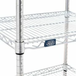 Nexel® Poly-Z-Brite®, 3 Tier, Single Station Microwave Shelving, 24"W x 18"D x 34"H -Shelving Sales Store 806449S 04