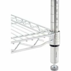 Nexel® Poly-Z-Brite®, 3 Tier, Single Station Microwave Shelving, 24"W x 18"D x 34"H -Shelving Sales Store 806449S 06