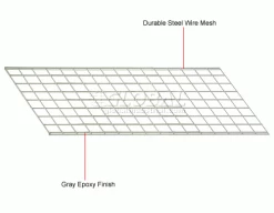 Global Industrial™ Wire Mesh Deck, 96"W x 48"D -Shelving Sales Store 933cp11 1wco 1
