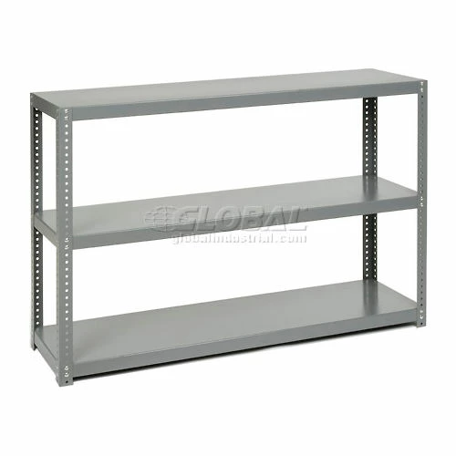 Global Industrial Extra Heavy Duty Shelving, 36"W x 24"D x 39"H, 3 Shelves, Gray 1 Global Industrial Extra Heavy Duty Shelving, 36"W x 24"D x 39"H, 3 Shelves, Gray