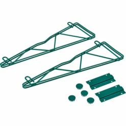 Nexel® Poly-Green® Single Arm Fixed Wall Bracket, 18" (Pair)