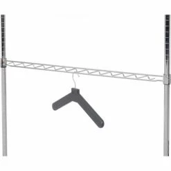 Nexel® AHR36C Chrome Hanging Rail 36" -Shelving Sales Store AHR36C 02