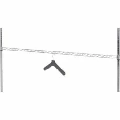 Nexel® AHR60C Chrome Hanging Rail 60" -Shelving Sales Store AHR60C 02