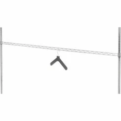 Nexel® AHR72C Chrome Hanging Rail 72" -Shelving Sales Store AHR72C 02