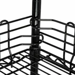 Nexel® Black Epoxy Wire Ledge, 24"W x 4"H -Shelving Sales Store AL424B 05