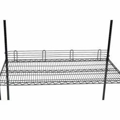 Nexel® Black Epoxy Wire Ledge, 42"W x 4"H