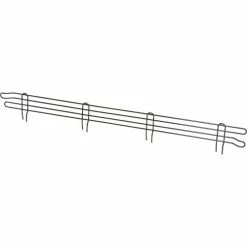 Nexel® Black Epoxy Wire Ledge, 42"W x 4"H -Shelving Sales Store AL448B 02 3