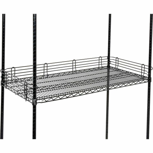Nexel® Black Epoxy Wire Ledge, 36"W x 4"H 5 Nexel® Black Epoxy Wire Ledge, 36"W x 4"H - Image 5