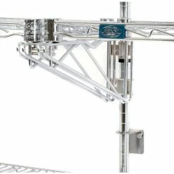 Nexel® Chrome Wall Mount Wire Shelving 72"W x 18"D x 63"H 4 - Shelf Add-On 8 Nexel® Chrome Wall Mount Wire Shelving 72"W x 18"D x 63"H 4 - Shelf Add-On -Shelving Sales Store B1137179 05 12