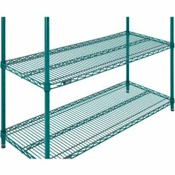 Nexel® S1848G Poly-Green® Epoxy Wire Shelf 48"W x 18"D -Shelving Sales Store B1137200 03