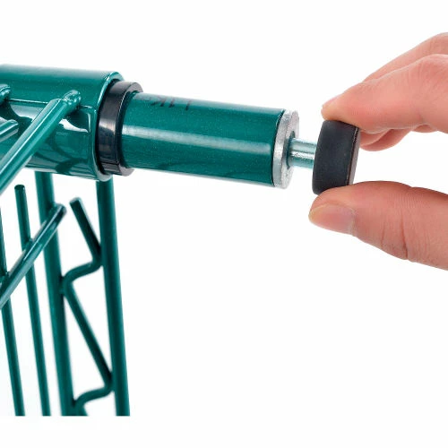 Nexel® Poly-Green®, 4 Tier, Wire Shelving Starter Unit, 42"W x 24"D x 86"H 17 Nexel® Poly-Green®, 4 Tier, Wire Shelving Starter Unit, 42"W x 24"D x 86"H - Image 17