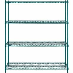 Nexel® S1854G Poly-Green® Epoxy Wire Shelf 54"W x 18"D -Shelving Sales Store B1137205 02