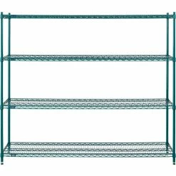 Nexel® S1872G Poly-Green® Epoxy Wire Shelf 72"W x 18"D -Shelving Sales Store B1137207 02