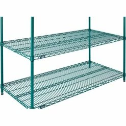 Nexel® S2454G Poly-Green® Epoxy Wire Shelf 54"W x 24"D -Shelving Sales Store B1137225 03