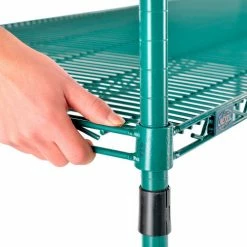 Nexel® S2454G Poly-Green® Epoxy Wire Shelf 54"W x 24"D -Shelving Sales Store B1137225 05