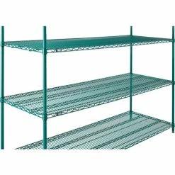 Nexel® S2472G Poly-Green® Epoxy Wire Shelf 72"W x 24"D -Shelving Sales Store B1137239 03