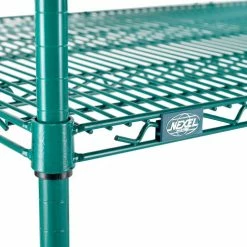 Nexel® S2472G Poly-Green® Epoxy Wire Shelf 72"W x 24"D -Shelving Sales Store B1137239 04
