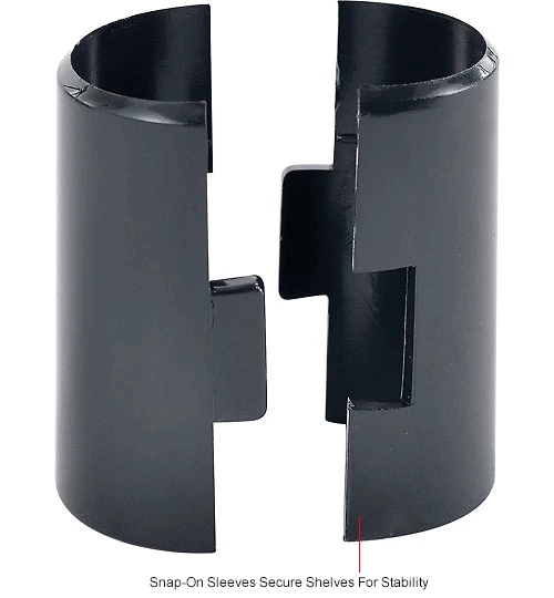 Nexel® Poly-Green®, 4 Tier, Wire Shelving Starter Unit, 42"W x 24"D x 86"H 22 Nexel® Poly-Green®, 4 Tier, Wire Shelving Starter Unit, 42"W x 24"D x 86"H - Image 22