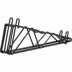 Nexel® DAB18B 18" Double Arm Shelf Bracket Black Epoxy