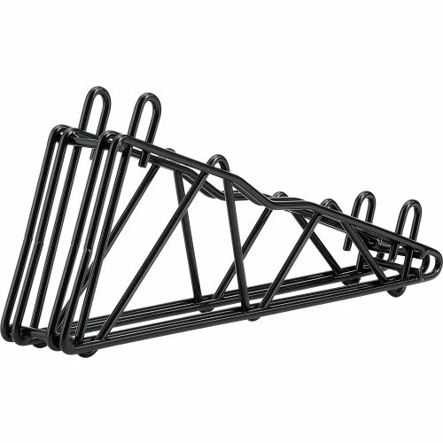 Nexel® DAB14B 14" Double Arm Shelf Bracket Black Epoxy 1 Nexel® DAB14B 14" Double Arm Shelf Bracket Black Epoxy
