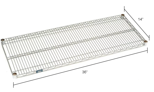 Nexel® S1436EP Nexelate® Wire Shelf 36"W x 14"D 7 Nexel® S1436EP Nexelate® Wire Shelf 36"W x 14"D - Image 7