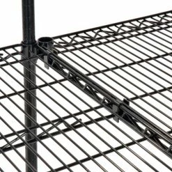Nexel® Black Epoxy, 2 Tier, Wire Shelving Add-On Unit, 30"W x 18"D x 34"H 8 Nexel® Black Epoxy, 2 Tier, Wire Shelving Add-On Unit, 30"W x 18"D x 34"H -Shelving Sales Store B970143 02 33
