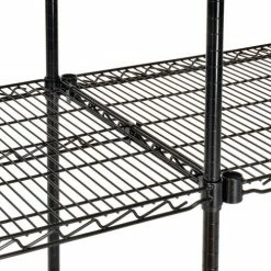 Nexel® Black Epoxy, 5 Tier, Wire Shelving Add-On Unit, 30"W x 14"D x 63"H -Shelving Sales Store B970143 07 14