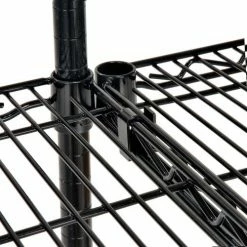Nexel® Black Epoxy, 4 Tier, Wire Shelving Add-On Unit, 30"W x 24"D x 74"H -Shelving Sales Store B970143 09 2