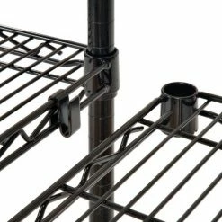 Nexel® Black Epoxy, 4 Tier, Wire Shelving Add-On Unit, 36"W x 24"D x 86"H 14 Nexel® Black Epoxy, 4 Tier, Wire Shelving Add-On Unit, 36"W x 24"D x 86"H -Shelving Sales Store B970146 05