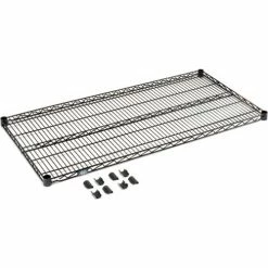 Nexel® S2148B Black Epoxy Wire Shelf 48"W x 21"D