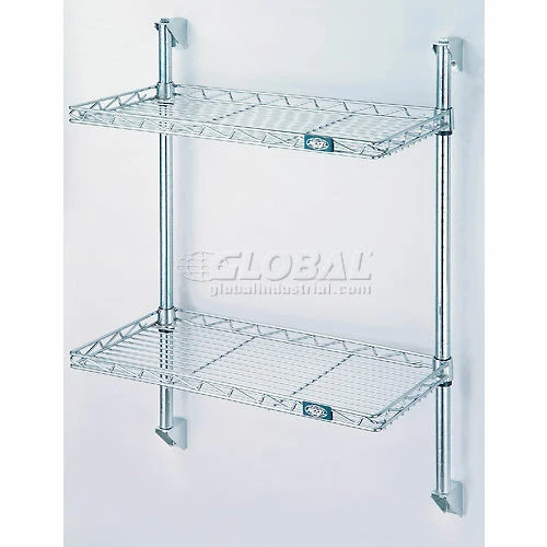Nexel® CS1230C Chrome Cantilever Shelf 30"W x 12"D 1 Nexel® CS1230C Chrome Cantilever Shelf 30"W x 12"D