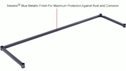 Nexel® DF1824N Nexelon® Three-Sided Steel Frame 24"W x 18"D -Shelving Sales Store DF1824NIN 1wco