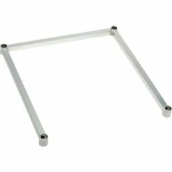 Nexel® DF1848Z Poly-Z-Brite® Three-Sided Steel Frame 48"W x 18"D
