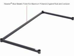 Nexel® DF2448N Nexelon® Three-Sided Steel Frame 48"W x 24"D -Shelving Sales Store DF2448NIN 1wco