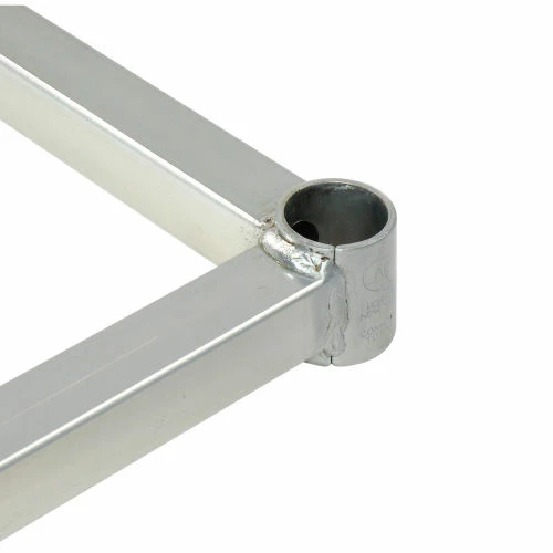 Nexel® DF3060C Chrome Three Sided Frame 60"W x 30"D 2 Nexel® DF3060C Chrome Three Sided Frame 60"W x 30"D - Image 2