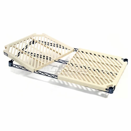 Nexel®, Nexelite®, Vented Plastic Mat Shelf, 72"W x 24"D 2 Nexel®, Nexelite®, Vented Plastic Mat Shelf, 72"W x 24"D - Image 2