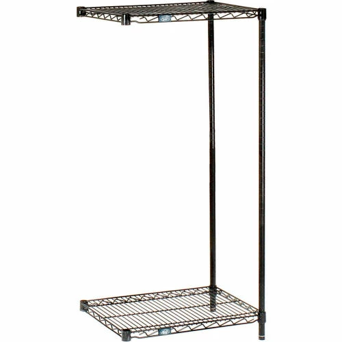 Nexel® Black Epoxy, 2 Tier, Wire Shelving Add-On Unit, 36"W x 21"D x 34"H 1 Nexel® Black Epoxy, 2 Tier, Wire Shelving Add-On Unit, 36"W x 21"D x 34"H