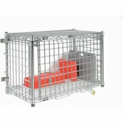 Nexel® Chrome Wall Mount Security Enclosure - 36"W x 24"D x 21"H