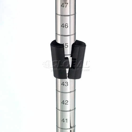 Nexel® Stainless Steel, 4 Tier, Wire Shelving Add-On Unit, 48"W x 18"D x 74"H 6 Nexel® Stainless Steel, 4 Tier, Wire Shelving Add-On Unit, 48"W x 18"D x 74"H - Image 6