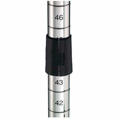 Nexel® Stainless Steel, 4 Tier, Wire Shelving Add-On Unit, 48"W x 18"D x 74"H 7 Nexel® Stainless Steel, 4 Tier, Wire Shelving Add-On Unit, 48"W x 18"D x 74"H - Image 7