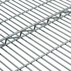 Nexel® Poly-Z-Brite®, 4 Tier, Wire Shelving Starter Unit, 48"W x 21"D x 74"H -Shelving Sales Store Nexel 42 7