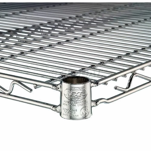 Nexel® Stainless Steel Wire Shelf 48 x 18 with Clips 8 Nexel® Stainless Steel Wire Shelf 48 x 18 with Clips - Image 8