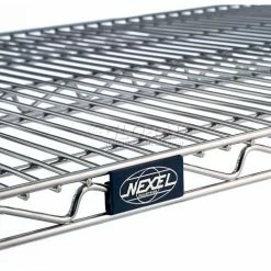 Nexel® Poly-Z-Brite®, 4 Tier, Wire Shelving Add-On Unit, 36"W x 14"D x 54"H -Shelving Sales Store Nexel 44 3