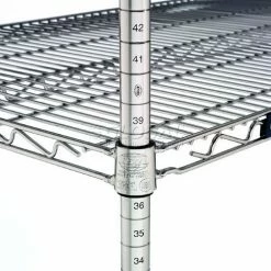Nexel® S1872C Chrome Wire Shelf 72"W x 18"D 30 Nexel® S1872C Chrome Wire Shelf 72"W x 18"D -Shelving Sales Store Nexel 45l 4
